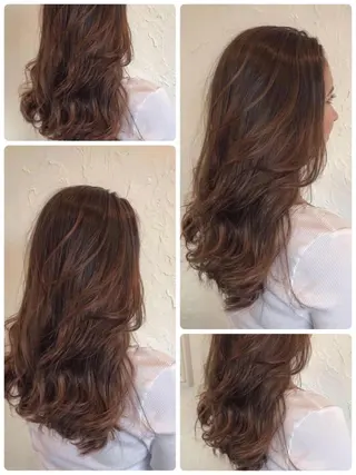 セミロング カラー パーマ ヘアアレンジ メンズ 豊橋美容院 ソンリエのヘアスタイル