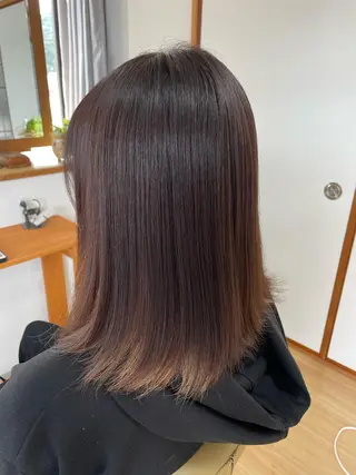ミディアム パーマ Yuki @美容室あのんのヘアスタイル