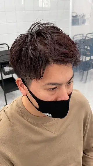 ミディアム カラー パーマ ヘアアレンジ メンズ キッズ メンズ特化美容師 aiの眉毛・アイブロウイメージ