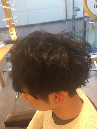 カラー パーマ ヘアアレンジ メンズ メンズパーマの巨匠 鈴木純のヘアスタイル