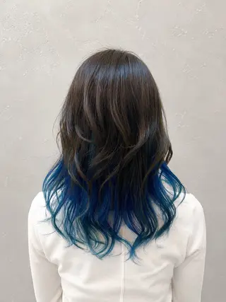 セミロング カラー 【enil代表】 杉林和哉のヘアスタイル