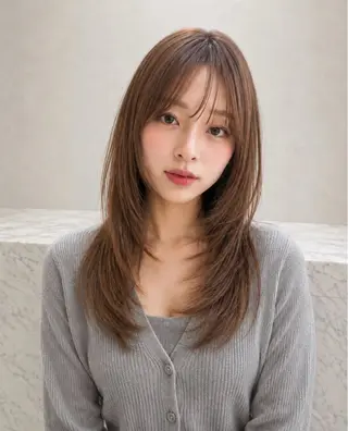 ミディアム カラー 田村和範/似合わせ カラー/髪質改善のヘアスタイル