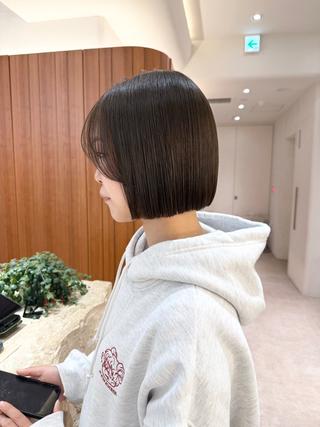 ショート カラー 渋谷ボブ特化 /田中航平のヘアスタイル