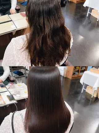 ロング 白阪 真子のヘアスタイル
