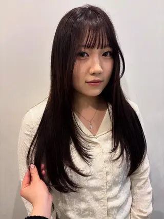 ロング 可愛いstyling おしえます♡🌸冬桜のヘアスタイル