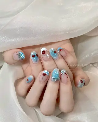 ネイル Lavender nail·中島公園のネイルデザイン