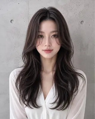 セミロング カラー ヘアアレンジ 🌫️大人韓国ヘア 🌫️naoyaのヘアスタイル