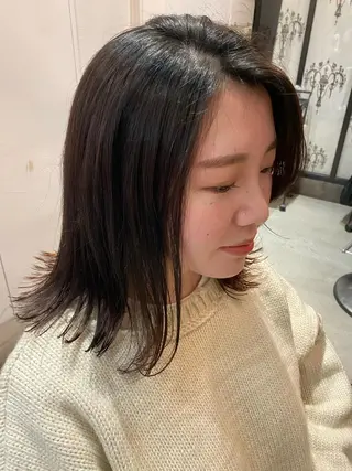 ミディアム 🧡YUKA🧡 渋谷/ﾌﾟﾙｴｸｽﾃのヘアスタイル