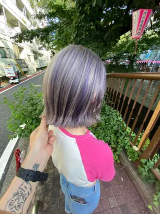 ショート カラー ♡レイヤーカット れお♡のヘアスタイル