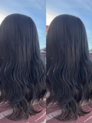 セミロング カラー TELA HAIRのヘアスタイル