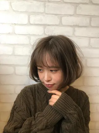 ショート カラー パーマ ヘアアレンジ メンズ キッズ ネイル マツエク・マツパ premier modelsのヘアスタイル