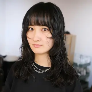 セミロング パーマ レディースパーマ🍭 /大阪/福島駅/りなのヘアスタイル