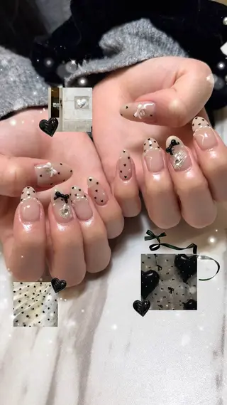 ネイル yuki❄️堺筋本町 韓国ワンホンのネイルデザイン