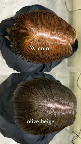 ショート カラー ヘアアレンジ 💟Opus // Mizuki🐕のヘアスタイル