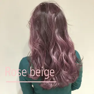 セミロング カラー 髪質改善カラー韓国風 レイヤーtudaのヘアスタイル