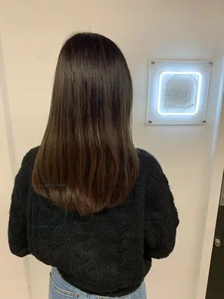 ロング カラー 中村 靖彬のヘアスタイル