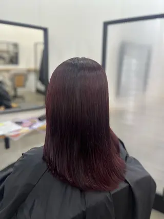 ミディアム カラー ヘアアレンジ trip 大名 ／erina🎀のヘアスタイル