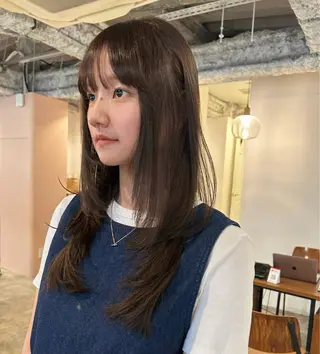 ロング カラー ヘアアレンジ 🎀suzuna 透明感colorのヘアスタイル