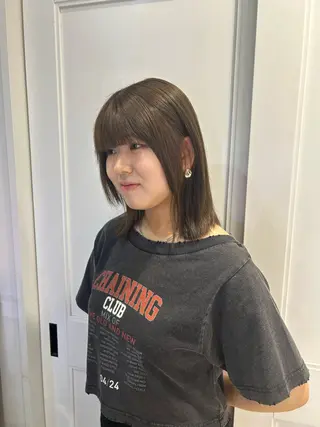 ミディアム カラー 弓矢 叶のヘアスタイル