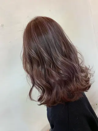ミディアム カラー Shiho お洒落な エクステ♡ハイトーンのヘアスタイル