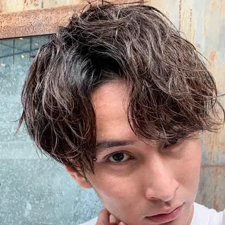 ショート パーマ ヘアアレンジ メンズ メンズスタイル ly本厚木のヘアスタイル