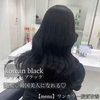 セミロング カラー ブリーチなし特化 美容師💖SAE💖のヘアスタイル