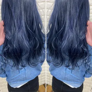 セミロング カラー famille ファミーユのヘアスタイル