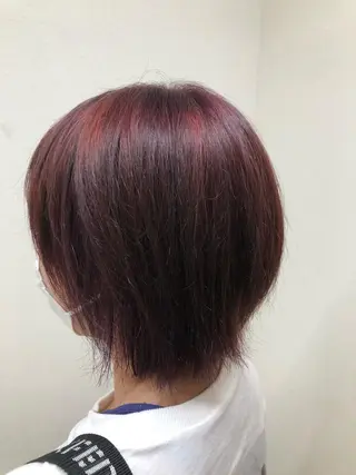 ショート カラー 髪質改善⭐️透明感 カラーノグチショウタのヘアスタイル