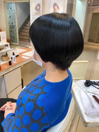 ショート Yuki/赤羽 /カラー🪽🤍のヘアスタイル