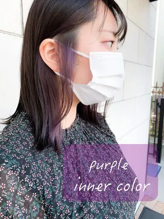 ミディアム カラー hiro【沿線で叶う 似合わせhair】のヘアスタイル