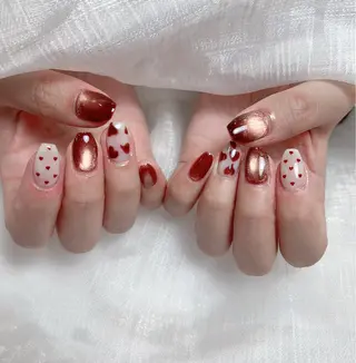 ネイル red veil ネイルのネイルデザイン