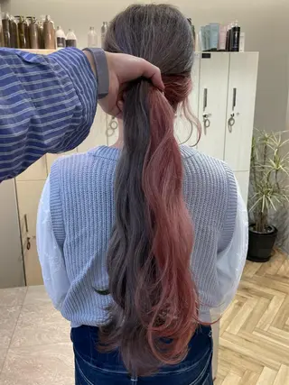 ロング カラー 浦野 剛志のヘアスタイル