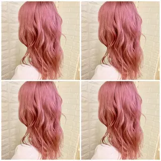 セミロング カラー ハイトーン/ブリーチ 山崎 悠次のヘアスタイル