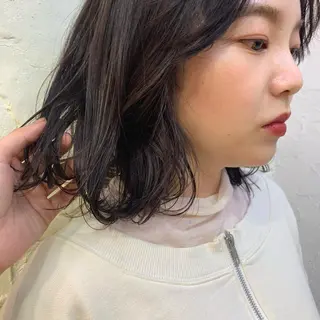 ショート カラー 詩織/パーマ /代官山のヘアスタイル