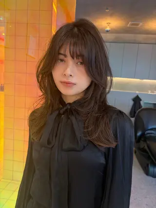 ロング ✨縮毛矯正✨レイヤー ホウダカズヒロのヘアスタイル