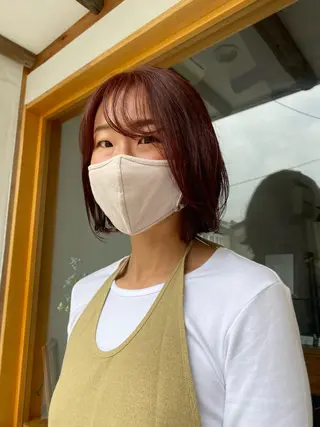 ミディアム カラー shoji༄ mikuのヘアスタイル