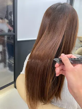 ロング レイヤーカット 瑠輝のヘアスタイル