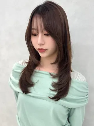 ロング ゆな/髪質改善 ・透明感カラー🎀のヘアスタイル