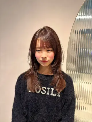 ロング ✂️地毛風ストレート 髪質改善枝松　凌✂️のヘアスタイル