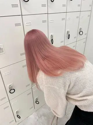 ロング カラー ウルフカットマスター みつきのヘアスタイル