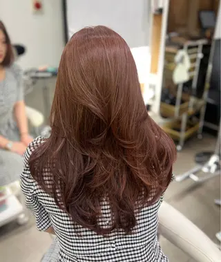 ロング SHUKA🎀/ 韓国風/カラーモデルのヘアスタイル