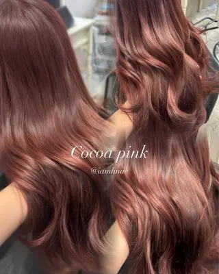 ロング カラー ブリーチなしカラー 🥣髪質改善/はなえのヘアスタイル