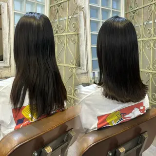 ロング 上野 峻典のヘアスタイル