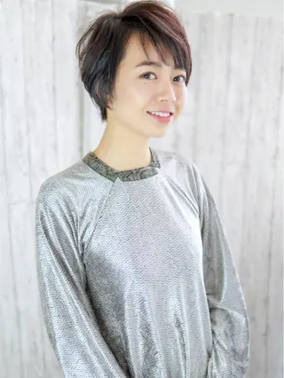 ショート カラー パーマ ヘアアレンジ キッズ ネイル マツエク・マツパ 永野 良一のヘアスタイル