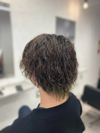 ショート パーマ メンズ ✨髪質改善&ボブ✨ 近藤 凌のヘアスタイル