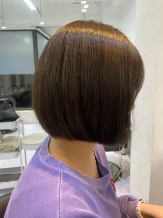 ショート tatsuya新宿 縮毛矯正/髪質改善のヘアスタイル