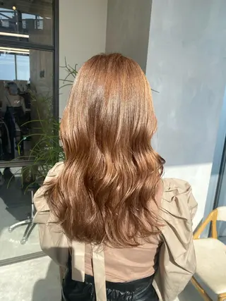ロング カラー 🩵ブリーチカラー MIORI🩵のヘアスタイル