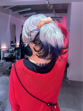 ミディアム カラー 【店長】 Mahiroのヘアスタイル