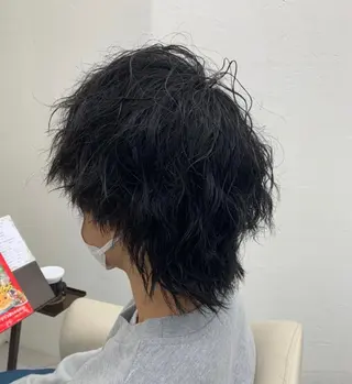 パーマ 梶 久菜乃のヘアスタイル