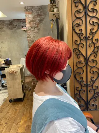 ショート 新宿　ショート・ボブ カットモデル募集のヘアスタイル